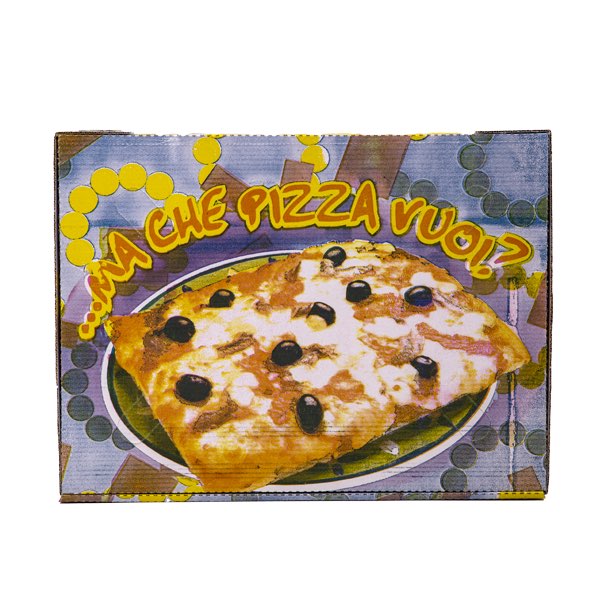 scatola pizza formato teglia vista frontale