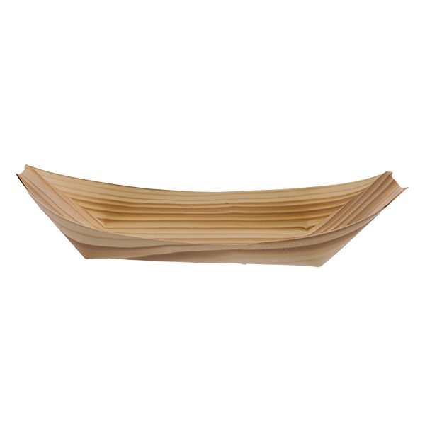 barchetta monouso per finger food in bambù