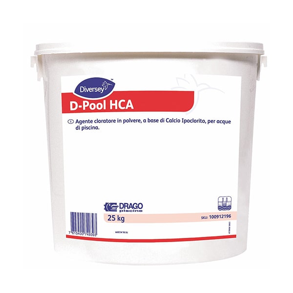 D-Pool HCA 25kg - Agente Cloratore in polvere