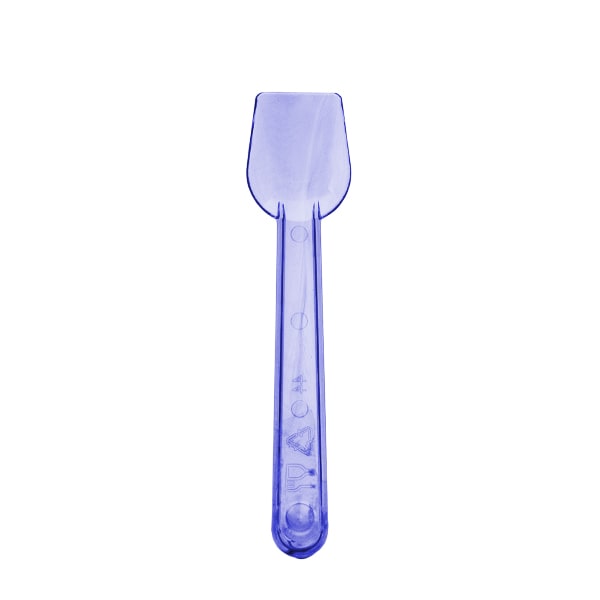 palettina per gelato monouso in plastica colore blu
