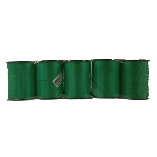 confezione di rocchetti di nastro carta verde 5 pz.