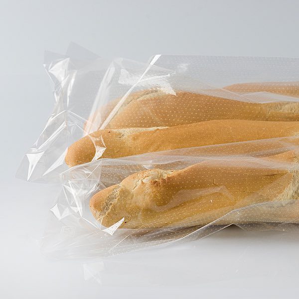 buste plastificate microforate per la confezione di pane