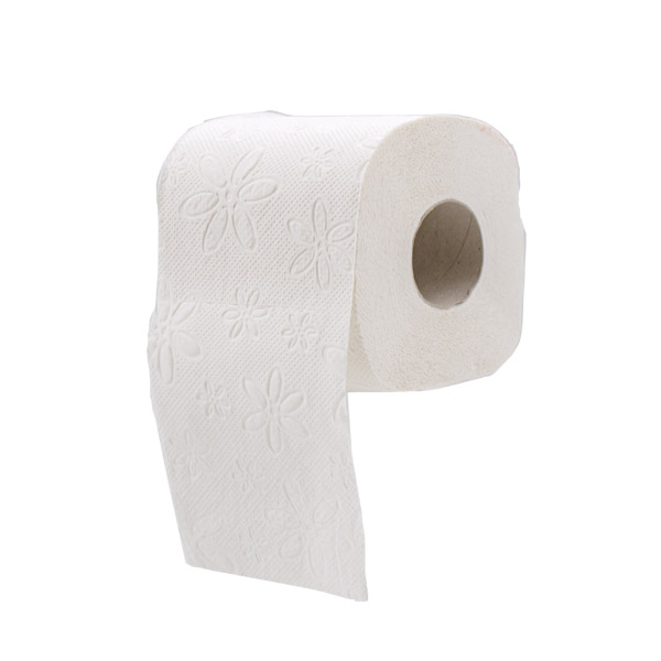 I rotoli  di carta igienica in pura cellulosa  CUOR di CARTA. Otto rotoli di carta per dispencer a parete.