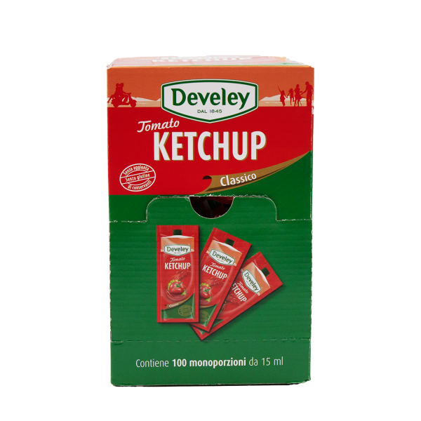 100 Develey Marsupio Tomato Ketchup bustine monoporzioni 15ml