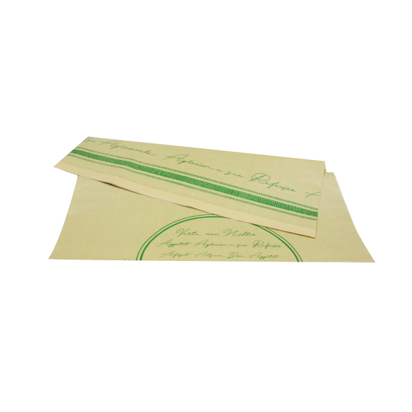 150 Tovaglie in carta accoppiata 100x100cm goffrate tessuto verde 02 T31C2