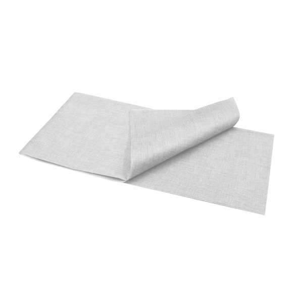 20 Tovaglie in carta tessuto 100x100cm easy grigio chiaro 01.1 FR04