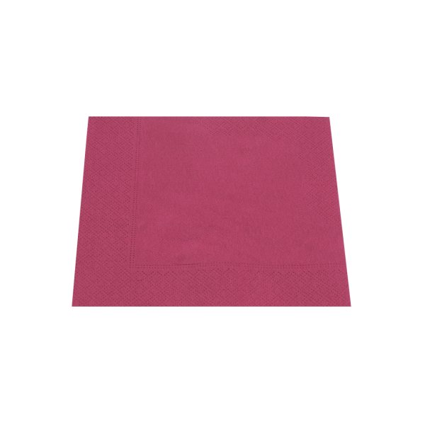 50 Infibra tovaglioli 33x33cm doppio velo bordeaux 02 IC0306