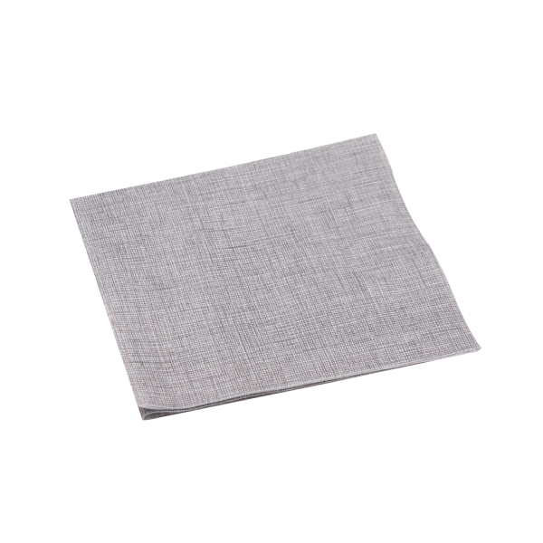 50 Tovaglioli in carta tessuto 24x24 cm easy grigio fumo 02 FR07