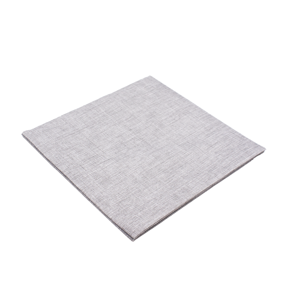 50 Tovaglioli in carta tessuto 40x40 cm easy grigio chiaro 02 FR10