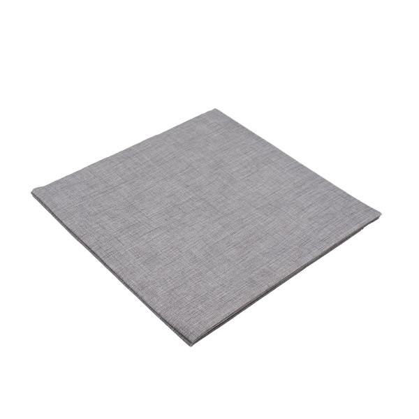 50 Tovaglioli in carta tessuto 40x40 cm easy grigio fumo 02 FR17