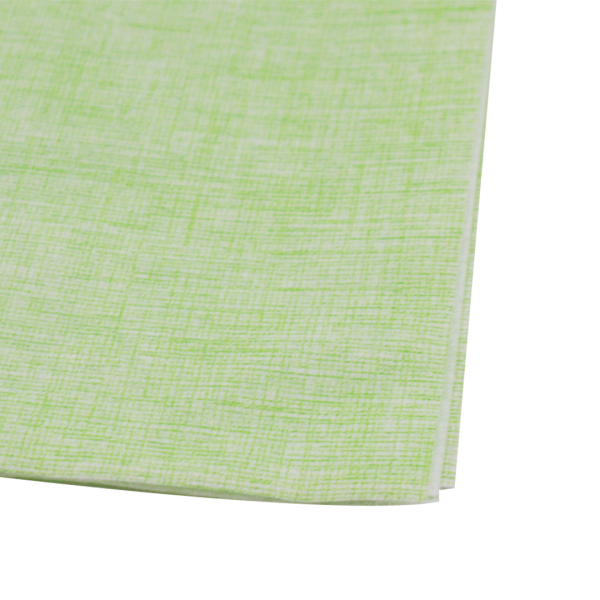 50 Tovaglioli in carta tessuto 40x40 cm easy verde kiwi 03 FR13