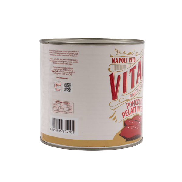 6 Vitale pomodori pelati in lattina 3000gr 02 POM2500 2