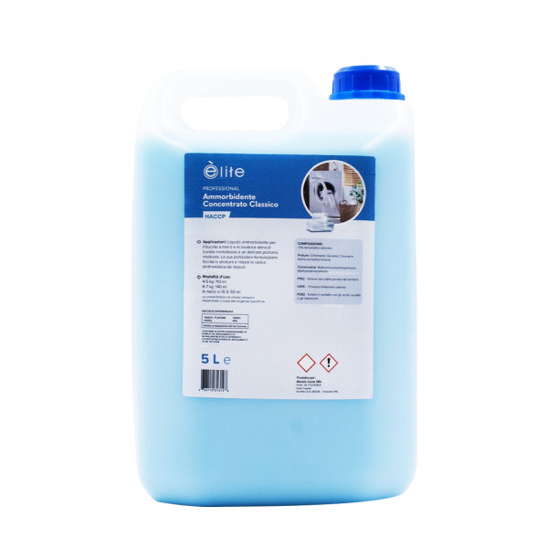 Elite detergente concentrato professional HACCP ammorbidente profumazione classica 5lt 01.1 CC170300