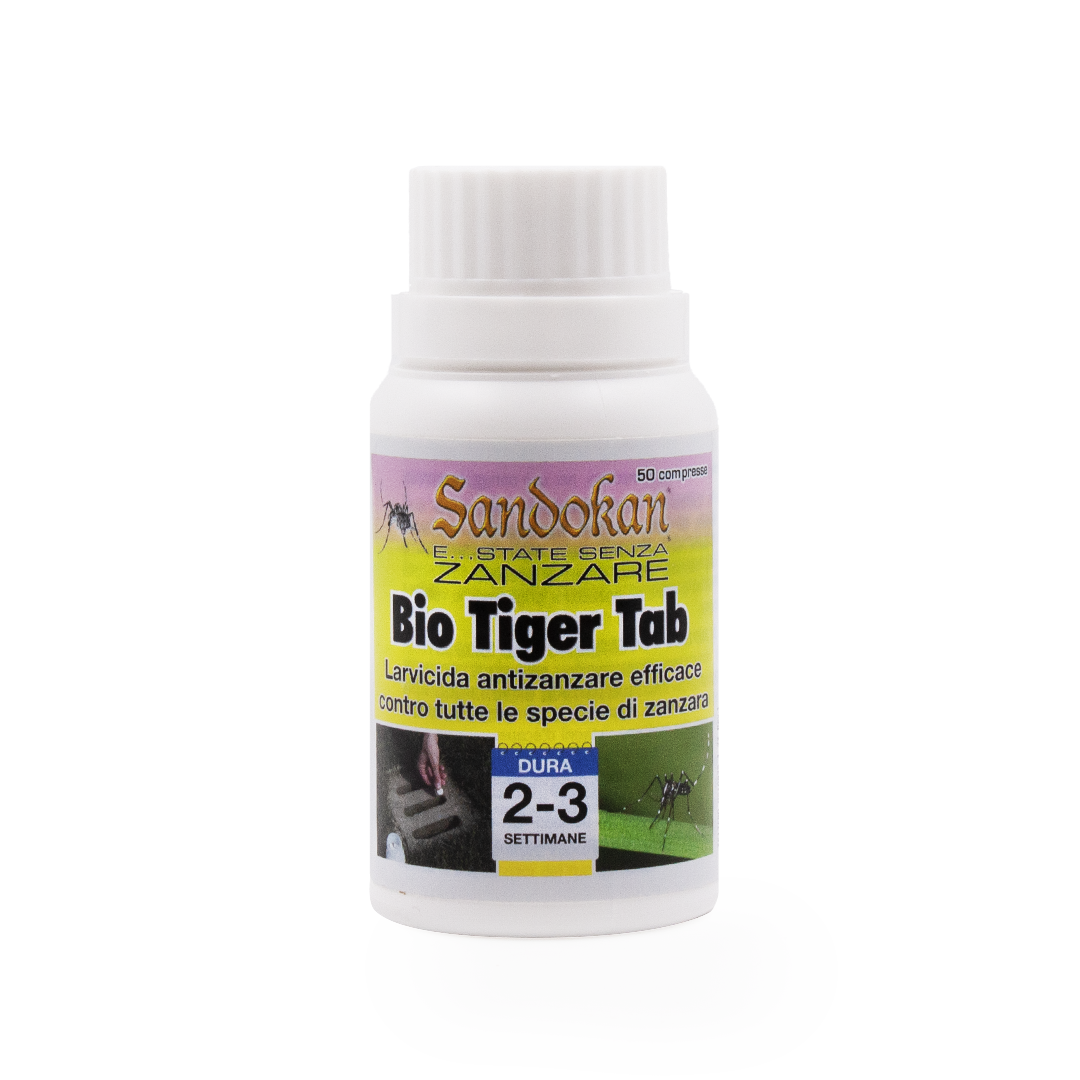 Sandokan 50 compresse bio tiger tab larvicida antizanzare 23 settimane 01 CE7310