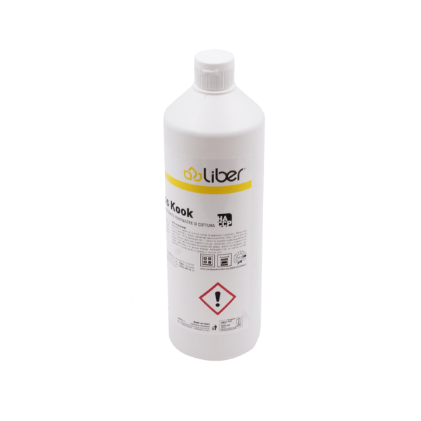 Likor detergente EXPRESS KOOK decarbonizzante per piastre di cottura 1lt 02 LK132401