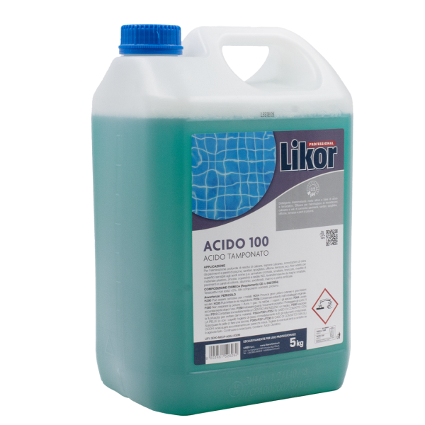 Likor professional ACIDO 100 acido tamponato 5kg 02 LK230205