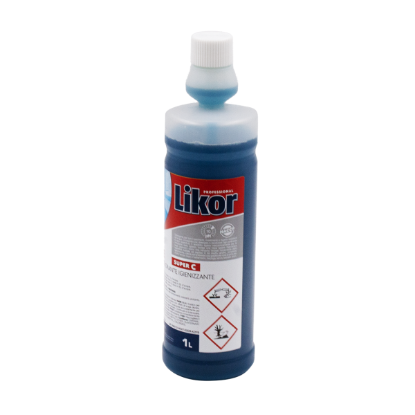 Likor professional BACTIVE SUPER C detergente deodorante igienizzante 1lt 02 LK430601