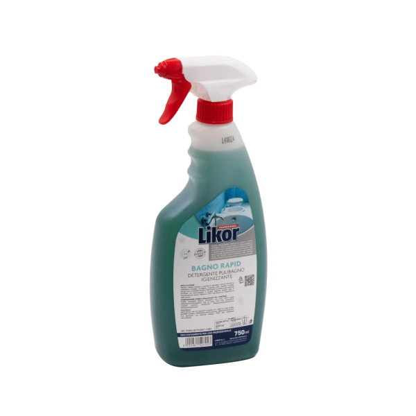 Likor professional BAGNO RAPID detergente pulibagno igienizzante spray 750ml 02 LK070607