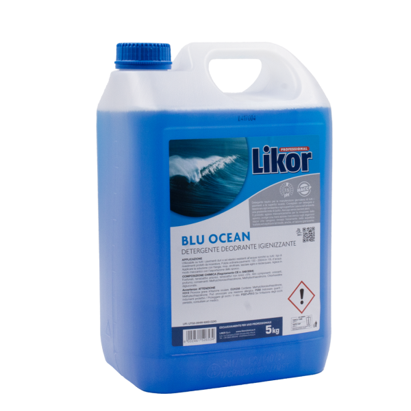 Likor professional BLU OCEAN detergente deodorante igienizzante 5kg 02 LK280205