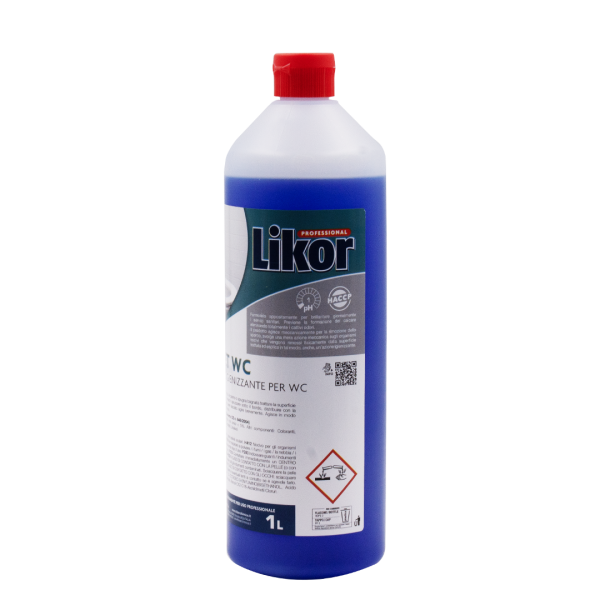 Likor professional DEONET WC detergente igienizzante per wc 1lt 02 LK090601