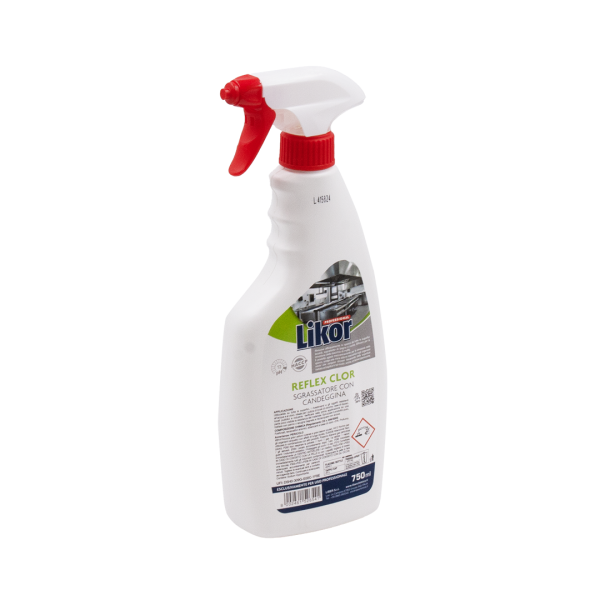 Likor professional REFLEX CLOR sgrassatore con candeggina spray 750ml 02 LK330607