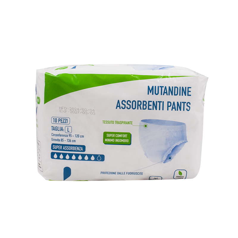 Mutandine sagomate per incontinenza monouso taglia L 01 FAM05