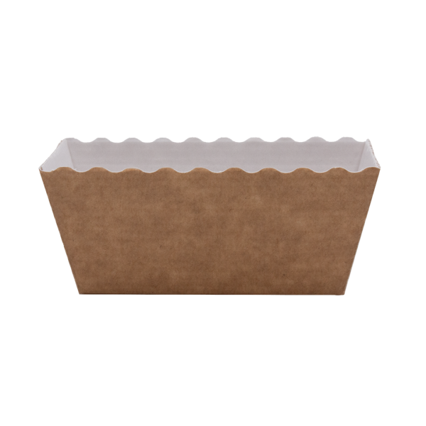 135 Forme cottura Easy Bake rettangolare in carta 8x4 cm h4 cm beige 01 EB8040