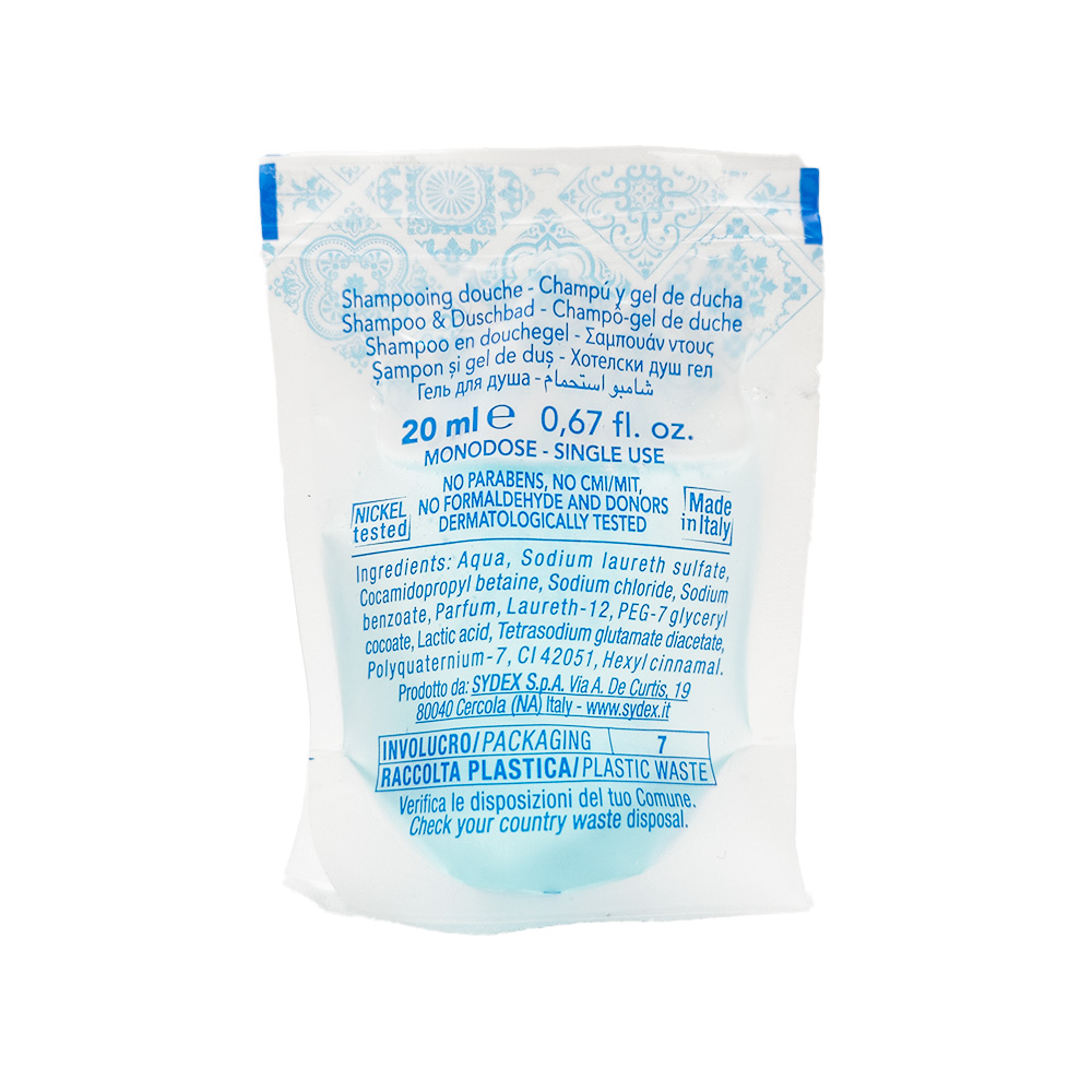 500 Doccia shampoo stand up 20ml essenza Mediterranea MYATERRANEA 2 500 Doccia shampoo stand up 20ml essenza Mediterranea MYATERRANEA - immagine 2
