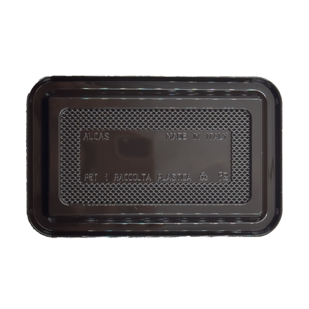 100 Vassoi Medorino Rettangolare 12x7cm pet 2 100 Vassoi Medorino Rettangolare 12x7cm pet - immagine 2