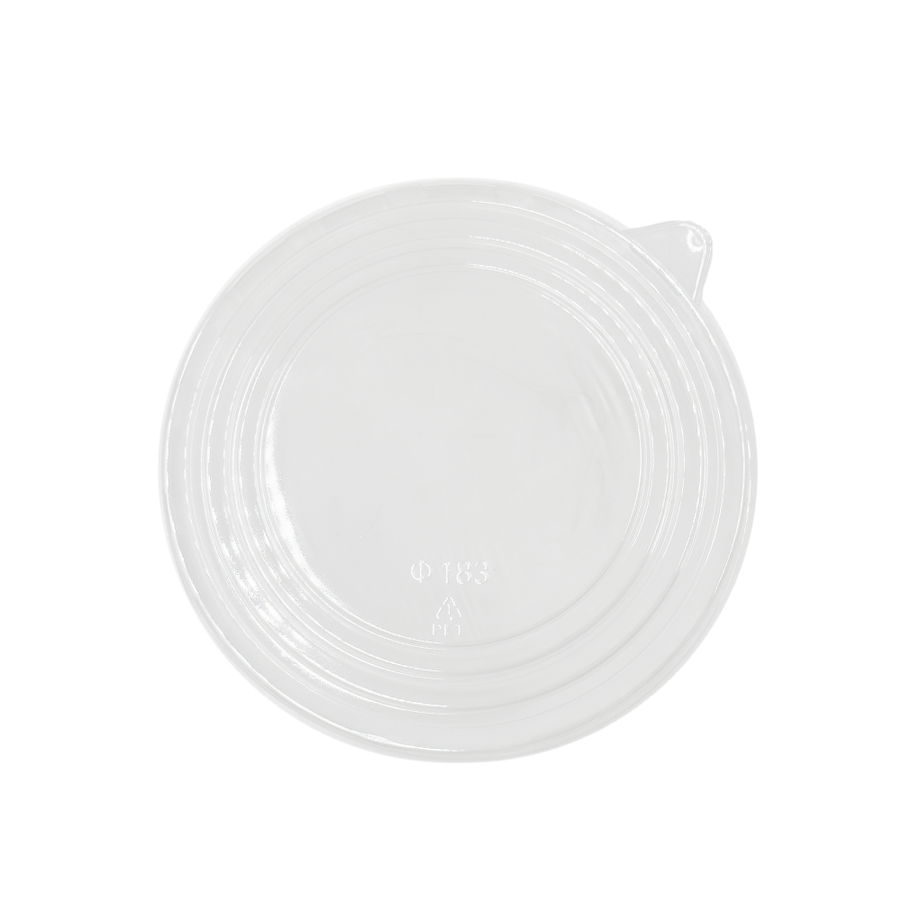 50 Coperchio Pet trasparente per insalatiera 1200ml diametro 18,5cm 13 FTACOP185
