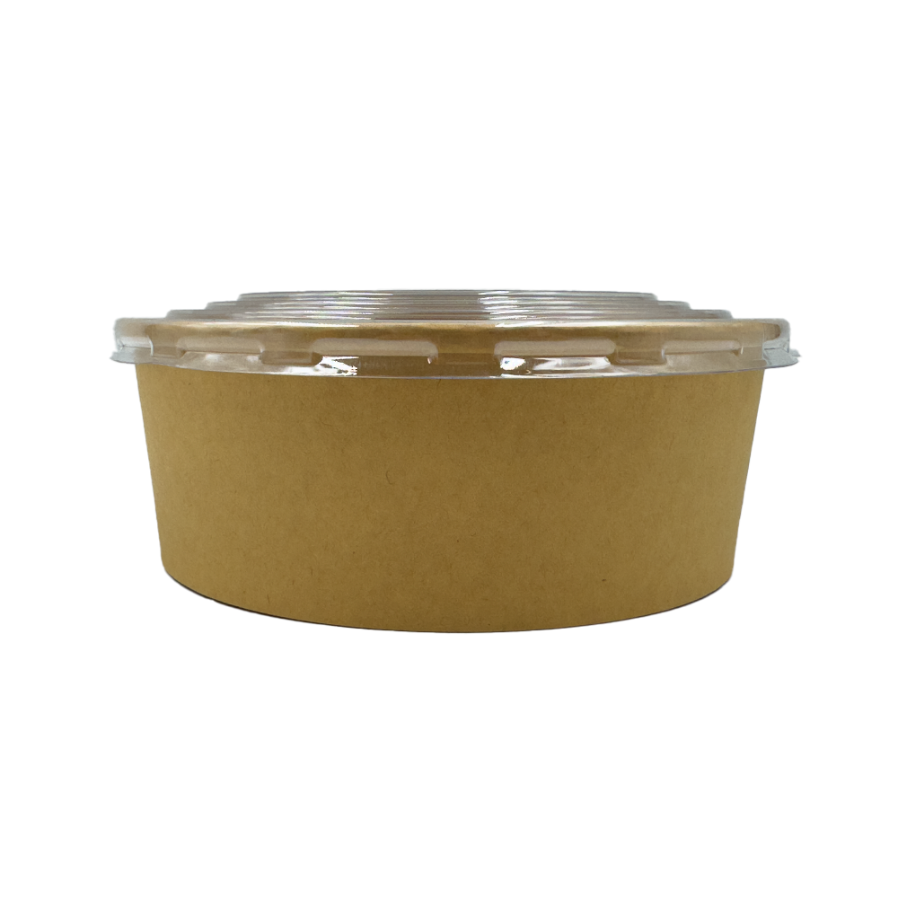 50 Insalatiere 1200ml carta kraft avana 18,5x16x6,5h cm 2 50 Insalatiere 1200ml carta kraft avana 18,5x16x6,5h cm - immagine 2