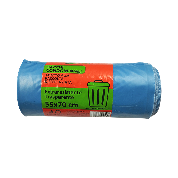 Sacchi n.u. a rotolo 55x70 ambra BLU/AMBRATI 20pz 1 Sacchi n.u. a rotolo 55x70 ambra BLU/AMBRATI 20pz