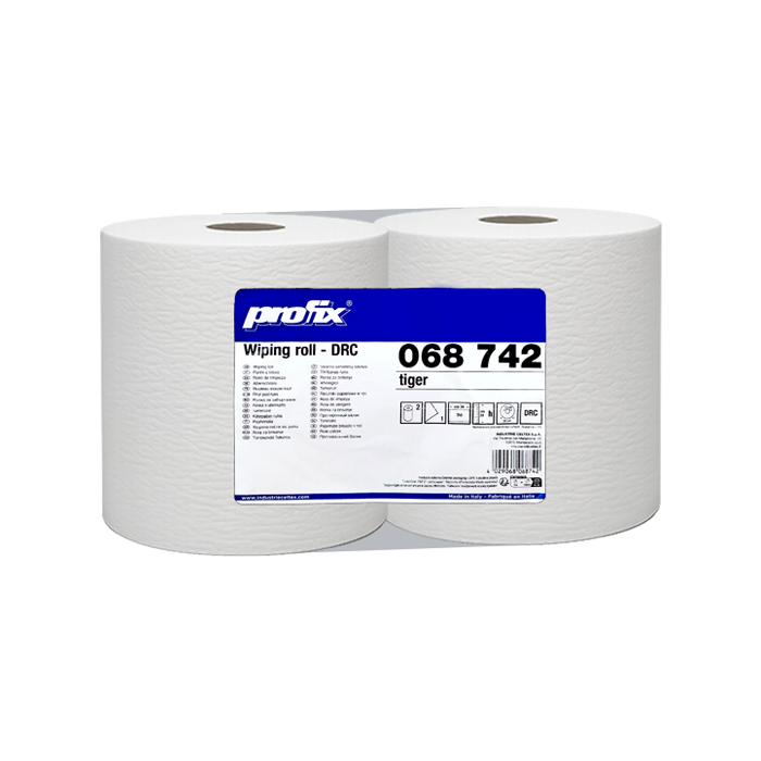 Coppia Rotoloni carta a secco Profix tiger 34cm x h24cm 4,8kg 3 COD 01 1 33