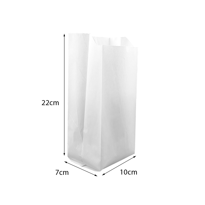 10 kg Buste pane 10x22 cm bianche neutre pura cellulosa 45gr n. 1 2 10 kg Buste pane 10x22 cm bianche neutre pura cellulosa 45gr n. 1 - immagine 2