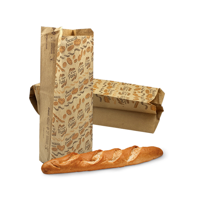 10 kg Buste pane 14x44 cm avana con stampa pura cellulosa 4 10 kg Buste pane 14x44 cm avana con stampa pura cellulosa - immagine 4