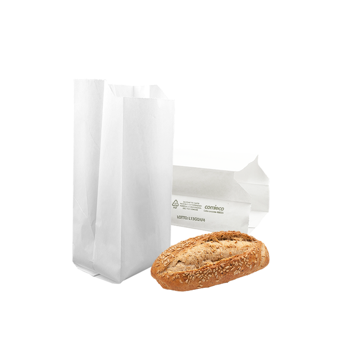 10 kg Buste pane 10x22 cm bianche neutre pura cellulosa 45gr n. 1 4 10 kg Buste pane 10x22 cm bianche neutre pura cellulosa 45gr n. 1 - immagine 4