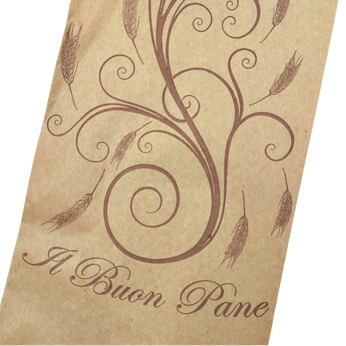 10 kg Buste pane 12x50 cm avana con stampa pura cellulosa n. 2L 3 10 kg Buste pane 12x50 cm avana con stampa pura cellulosa n. 2L - immagine 3