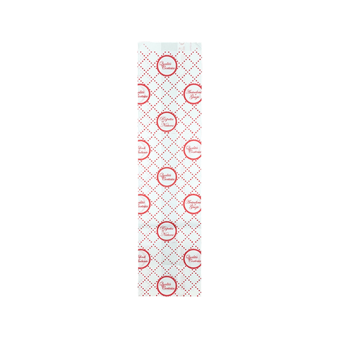 10 kg Buste pane 15x60 cm bianche con stampa pura cellulosa 45gr n. 5LL 1 10 kg Buste pane 15x60 cm bianche con stampa pura cellulosa 45gr n. 5LL