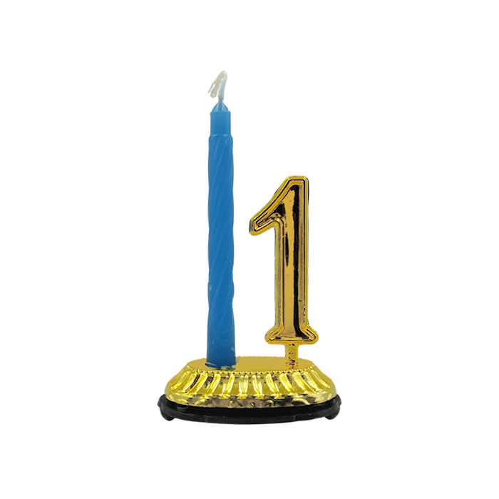 100 Numeri 1 per torte oro Alcas 2 100 Numeri 1 per torte oro Alcas - immagine 2