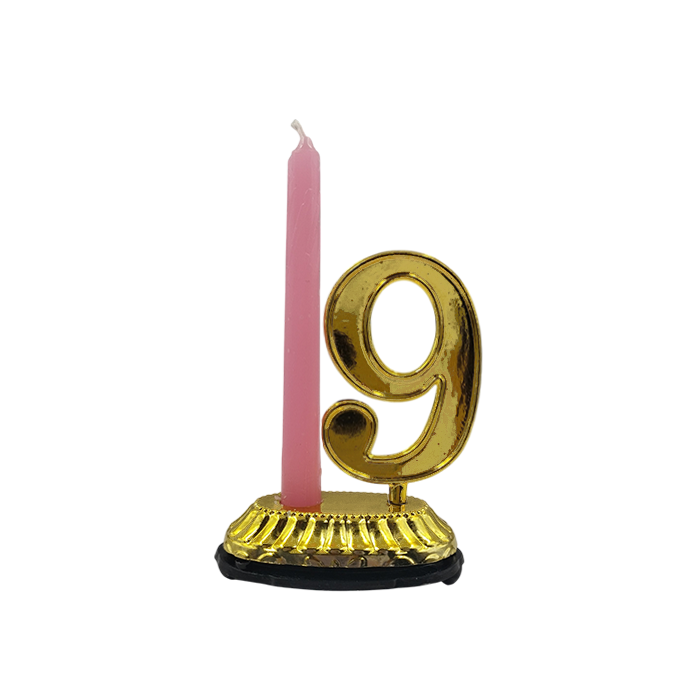 100 Numeri 9 per torte oro Alcas 2 100 Numeri 9 per torte oro Alcas - immagine 2