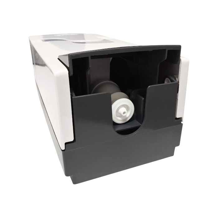 Dispenser megamini sapone mani a rabbocco bianco 11x11xh24cm 3 Dispenser megamini sapone mani a rabbocco bianco 11x11xh24cm - immagine 3