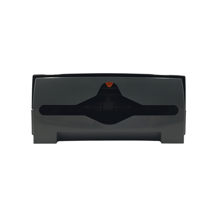 Dispenser megamini per asciugamani piegati nero 28x13x36h cm 3 Dispenser megamini per asciugamani piegati nero 28x13x36h cm - immagine 3