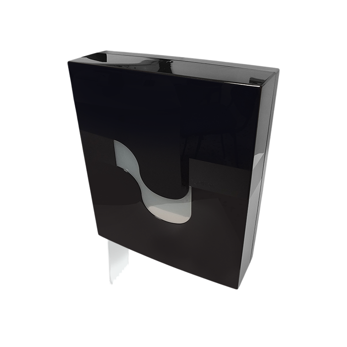 Dispenser megamini per Jumbo igienica maxi nero 32x12x38h cm 2 Dispenser megamini per Jumbo igienica maxi nero 32x12x38h cm - immagine 2