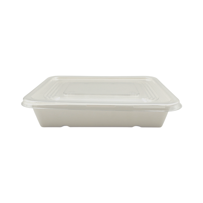 100 Coperchi pet per vaschette in canna da zucchero 4-5 porzioni 1700cc 5 100 Coperchi pet per vaschette in canna da zucchero 4-5 porzioni 1700cc - immagine 5