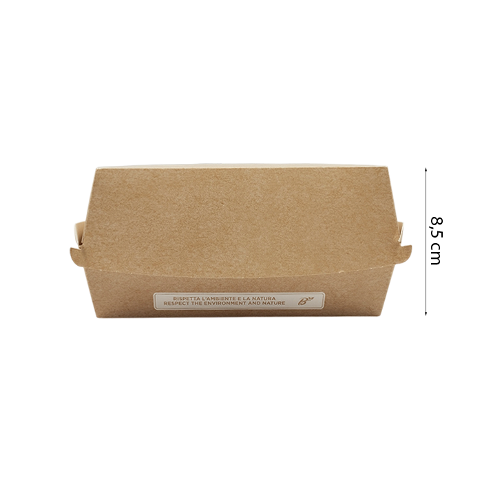 50 Box porta panino/hamburger avana 16x15,5x9 cm 4 50 Box porta panino/hamburger avana 16x15,5x9 cm - immagine 4