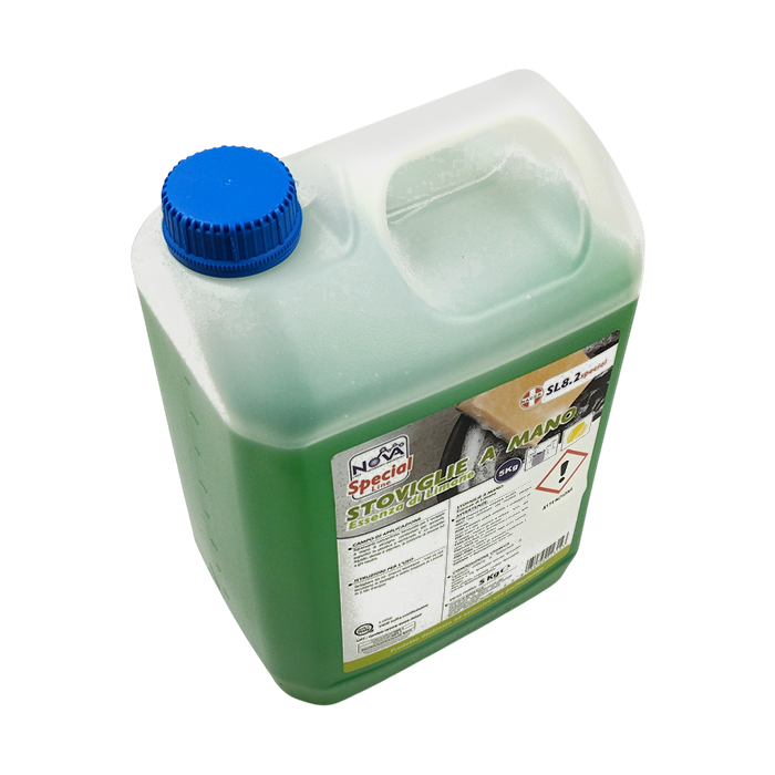 Detergente stoviglie a mano limone nova SL8.2 HACCP 5kg 2 Detergente stoviglie a mano limone nova SL8.2 HACCP 5kg - immagine 2