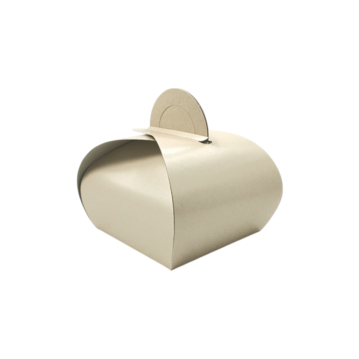100 Scatole porta torta monoporzione avorio quadrate 10x10x8h cm 17 SMC10A 01 1 1