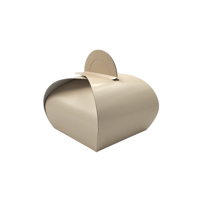100 Scatole porta torta monoporzione avorio quadrate 10x10x8h cm 16 SMC10A 01 1