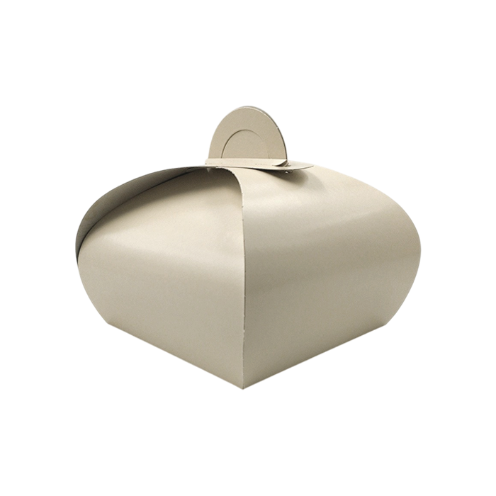 100 Scatole porta torta monoporzione avorio quadrate 13x13x10h cm 15 SMC13A 01 1