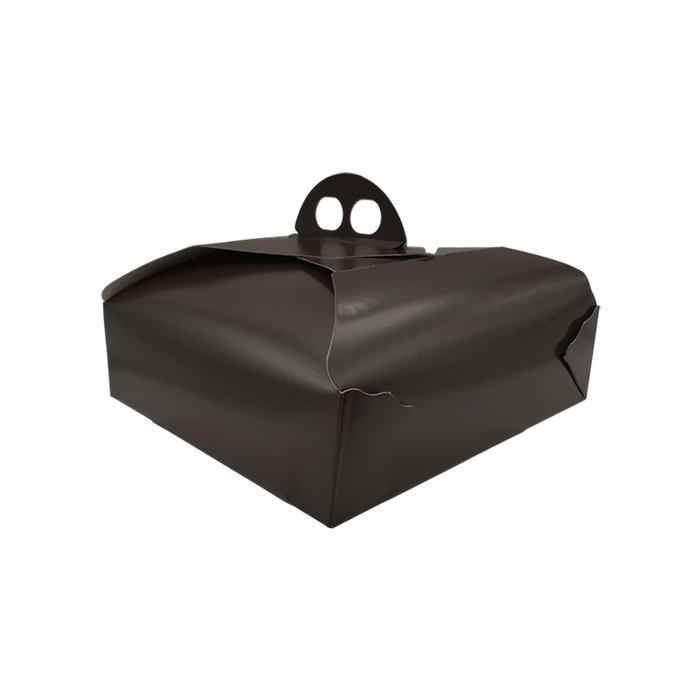 25 Scatole porta torta quadrate marrone 23x23x7h cm 14 STQ23M 01 1